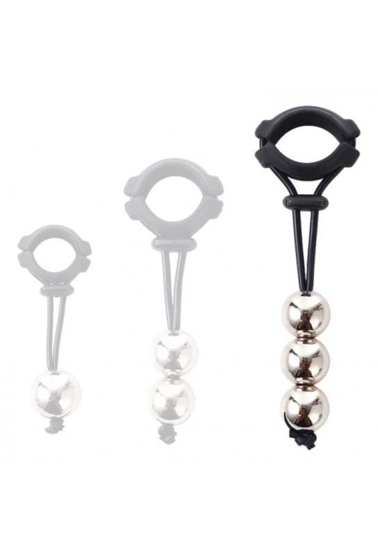 Anneau avec boules pendantes Cock Head Ball L | Poids 520g 
