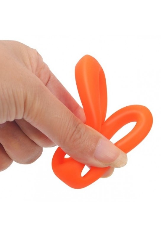 Double Cockring Uplift 40mm Orange 