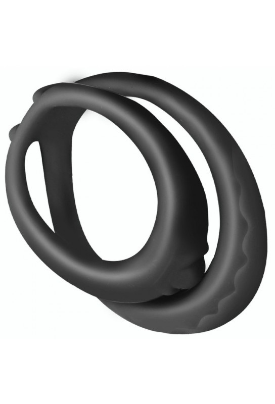 Double Cockring Soft Duo 40mm Noir 