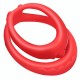 Double Cockring Silicone Soft Duo 40mm Rouge 