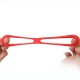 Double Cockring Silicone Soft Duo 40mm Rouge 