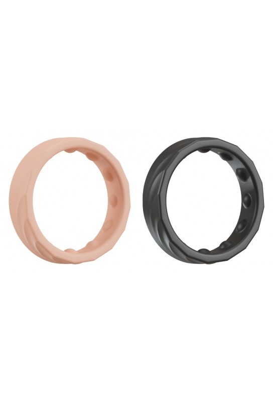 2 Mini anneaux péniens Fit Rings 33mm 