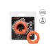 Cockring Alpha Dual Ball 37mm Orange 