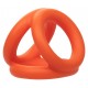 Ballstretcher en silicone Alpha Tri-Ring 38 mm Orange 