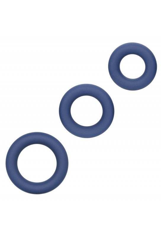 Lot de 3 Cockrings Link Up Bleus 