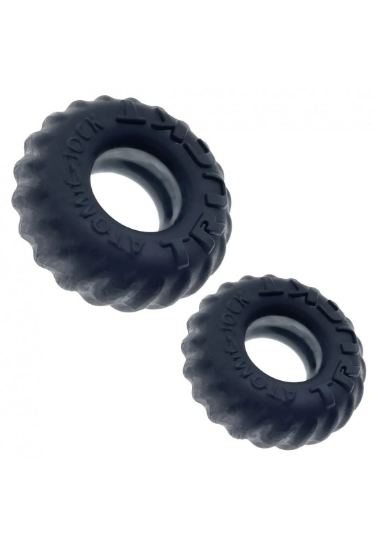 Lot de 2 Anneaux péniens Truckt Noirs 