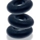 Pack de 3 Cockrings Do-Nut 1 20 mm Noirs 