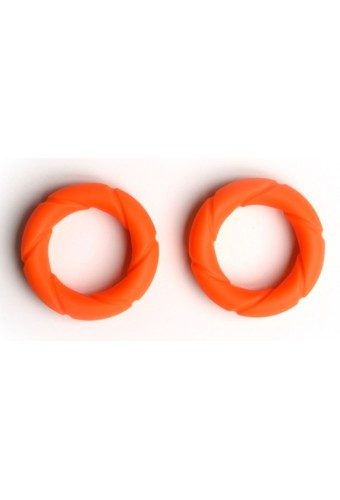 Lot de 2 Cockrings Ready Rings Orange 