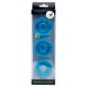 Lot de 3 Cockrings Chubby 20 mm Bleus 