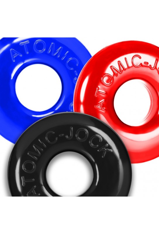 Lot de 3 Cockrings Ringer Max 20 mm Multicolores 