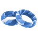 Pack 3 Cockrings Silimix Bleus 