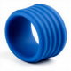 Cockring Deep Rib Grip 35 mm Bleu 