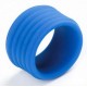Cockring Deep Rib Grip 35 mm Bleu 