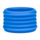 Cockring Deep Rib Grip 35 mm Bleu 