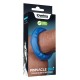 Cockring Ridge Bump Stretcher 25 mm Bleu 