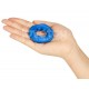 Cockring Ridge Bump Stretcher 25 mm Bleu 