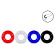 Lot de 4 Cockrings CockFlex 17 mm Multicolores 