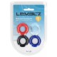 Lot de 4 Cockrings CockFlex 17 mm Multicolores 