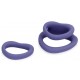 Lot de 2 Cockrings Coeur Silicone Purple Storm Diamètre 35mm 