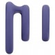 Lot de 2 Cockrings Coeur Silicone Purple Storm Diamètre 35mm 