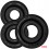 Lot de 3 Cockrings Rimringz Noirs