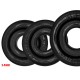 Lot de 3 Cockrings Rimringz Noirs 