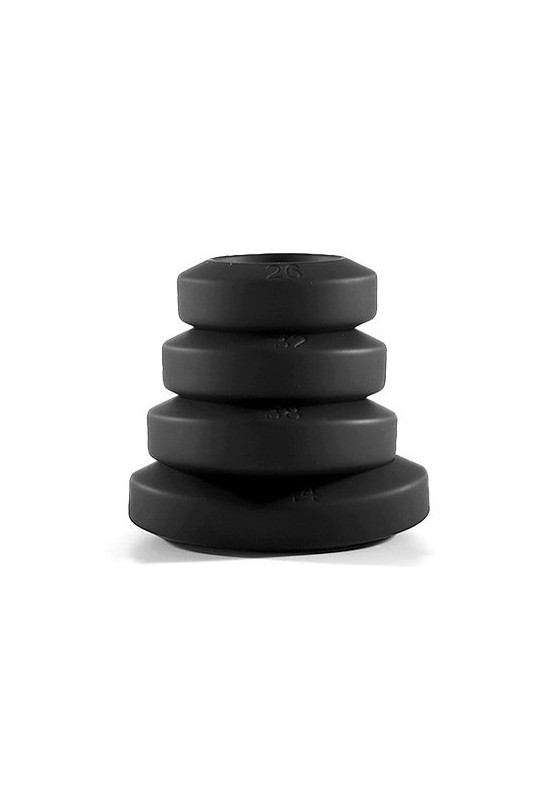 Lot de 4 Cockrings Big Bulge 26-44mm 