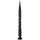 Gode Pointed Twist L 65 x 5 cm Noir 