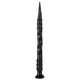 Gode Pointed Twist M 50 x 4 cm Noir 