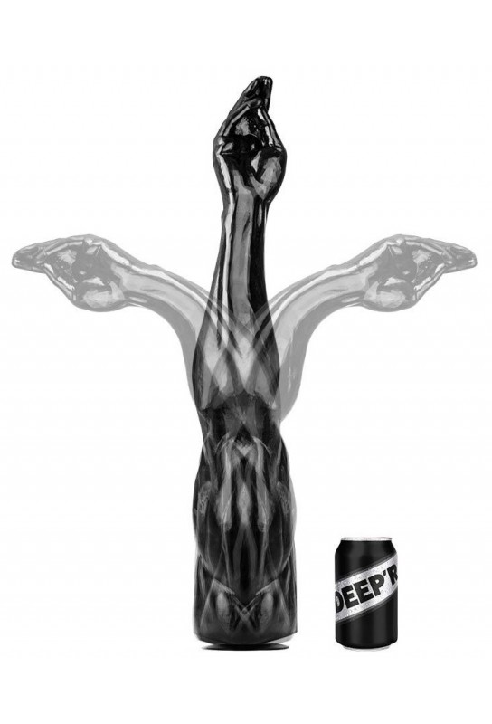 Bras à Fist DeepR Mega Muscle Fist 65 x 13.5cm Noir 