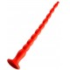 Gode long Stretch Worm N°2 - 40 x 4cm Rouge 