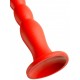 Gode long Stretch Worm N°2 - 40 x 4cm Rouge 