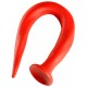Gode long Stretch Worm N°3 - 48 x 3.7cm Rouge 