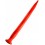 Gode long Stretch Worm N°5 - 64 x 5.2cm Rouge