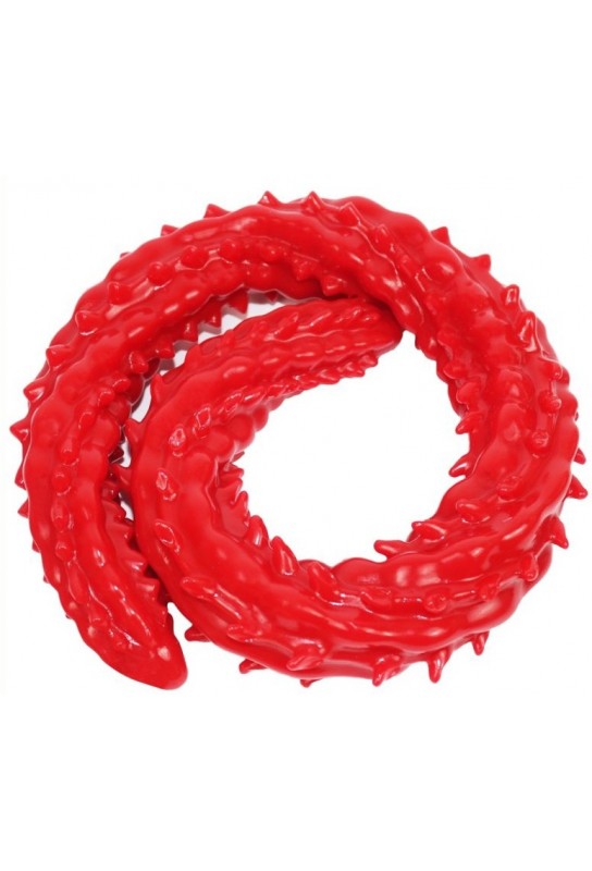 Gode long Barded 60 x 4cm Rouge 