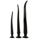 Kit 3 Plugs Longs Flex Plug Noirs 