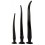 Kit 3 Plugs Longs Flex Plug Noirs
