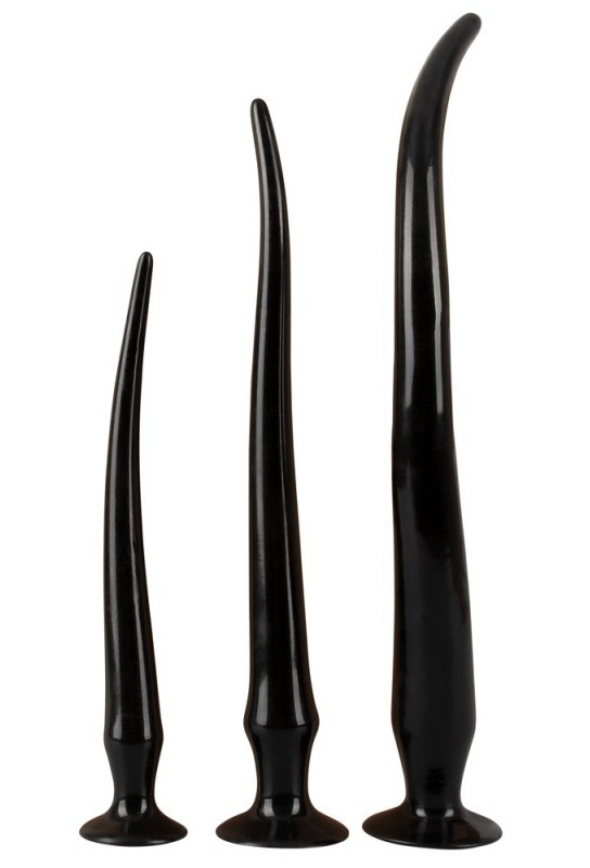 Kit 3 Plugs Longs Flex Plug Noirs 