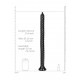 Gode long Swirled Anal Snake M 50 x 3.7cm 