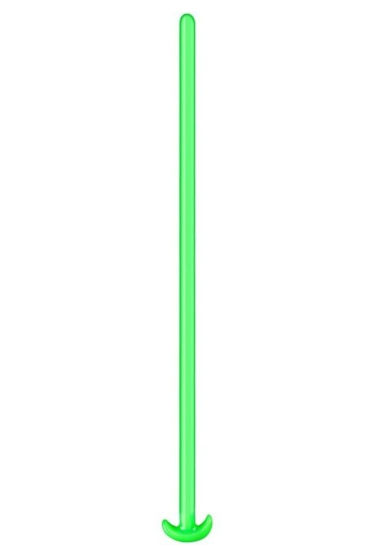 Gode Giant Snake 100 x 3cm Vert Phosphorescent 
