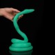 Gode long Ultra Snake 120 x 2.7cm Vert 