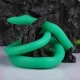 Gode long Ultra Snake 120 x 2.7cm Vert 