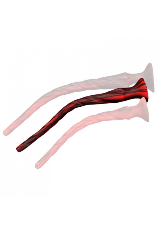 Gode Torthy M 46 x 4.7 cm Noir-Rouge 