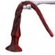 Gode Torthy S 37 x 4.2 cm Rouge-Noir 