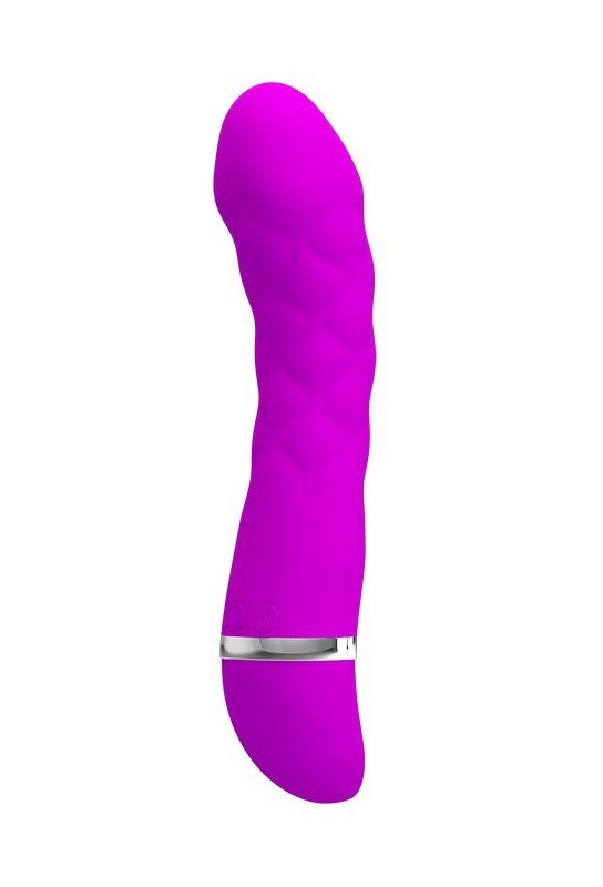 Vibromasseur design Truda 19.5 x 3.5cm - Violet 