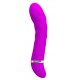 Vibromasseur design Truda 19.5 x 3.5cm - Violet 