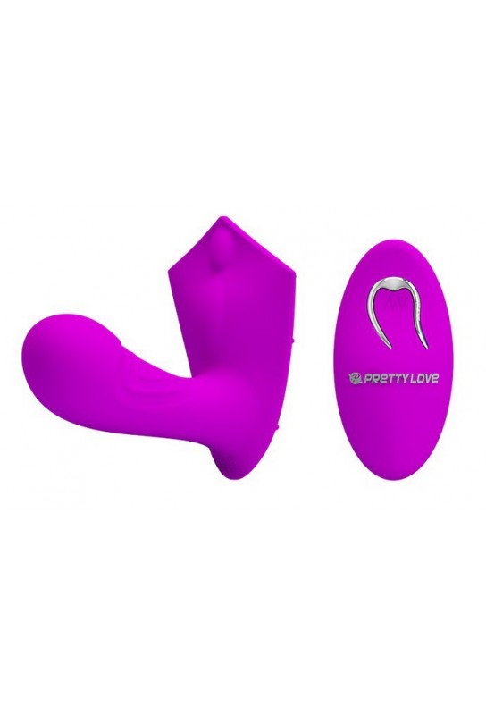Double stimulateur Willie - Violet 