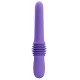 Gode avec poussée Pazuzu 15 x 3.5 cm Violet 