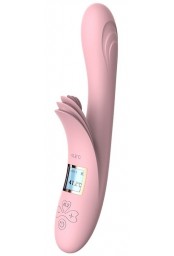Vibro Rabbit chauffant Lilo Heat 23cm Rose