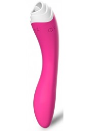 Stimulateur de clitoris et Point G Licky 20cm Rose